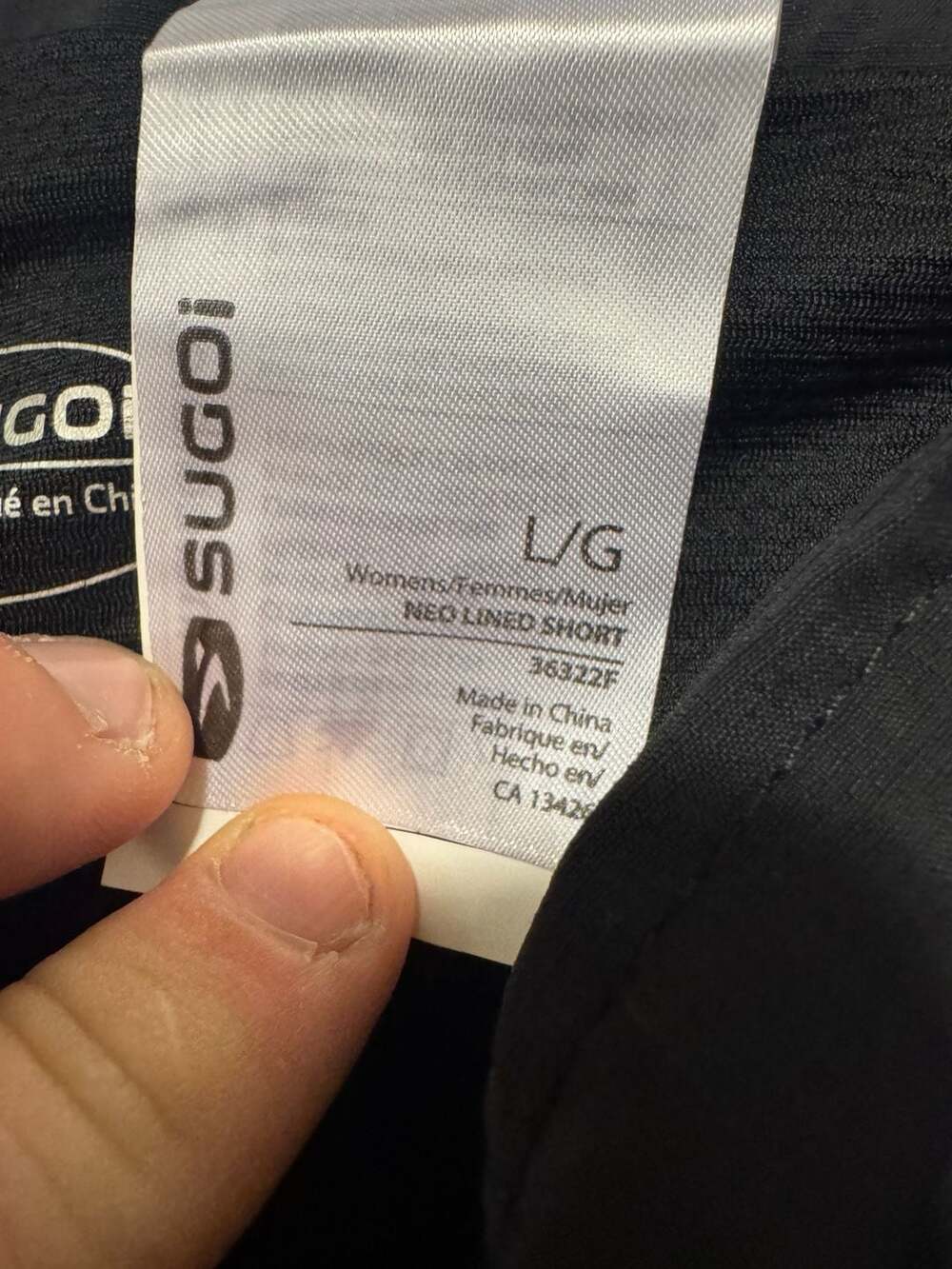 Sugoi Neo Lined Short Women's Cycling Shorts Black Size L - Picture 4 of 10